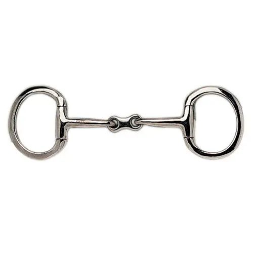 Olive Dressage Bit with Plate and Flat Ring Sefton