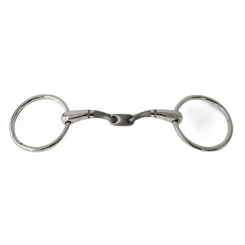 Simple Bit for Horse with Double Curved Mouthring Sefton