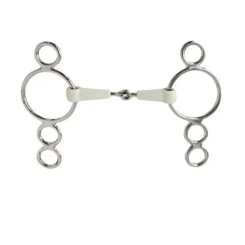 3- oder 4-Ring-Gebiss für Pferde Sefton Comfort