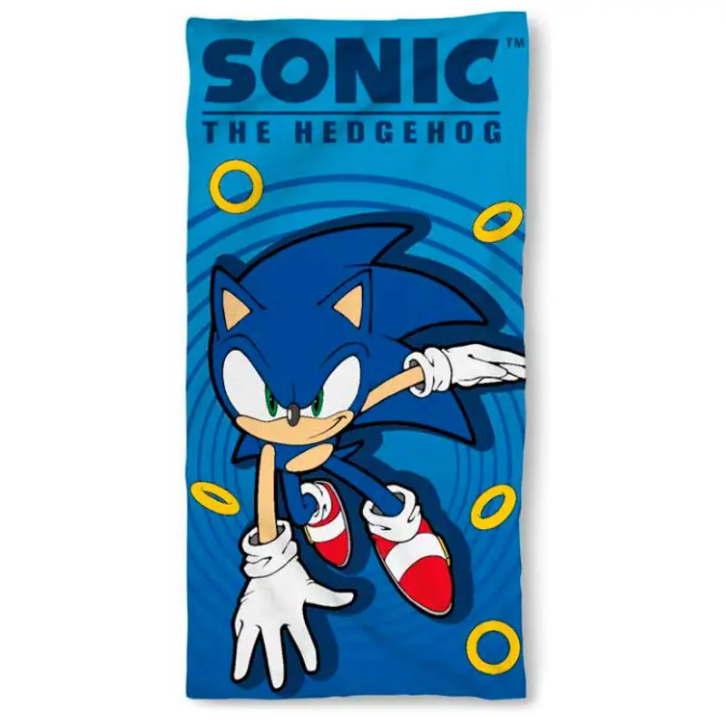 Microvezel strandlaken Sega Sonic The Hedgehog