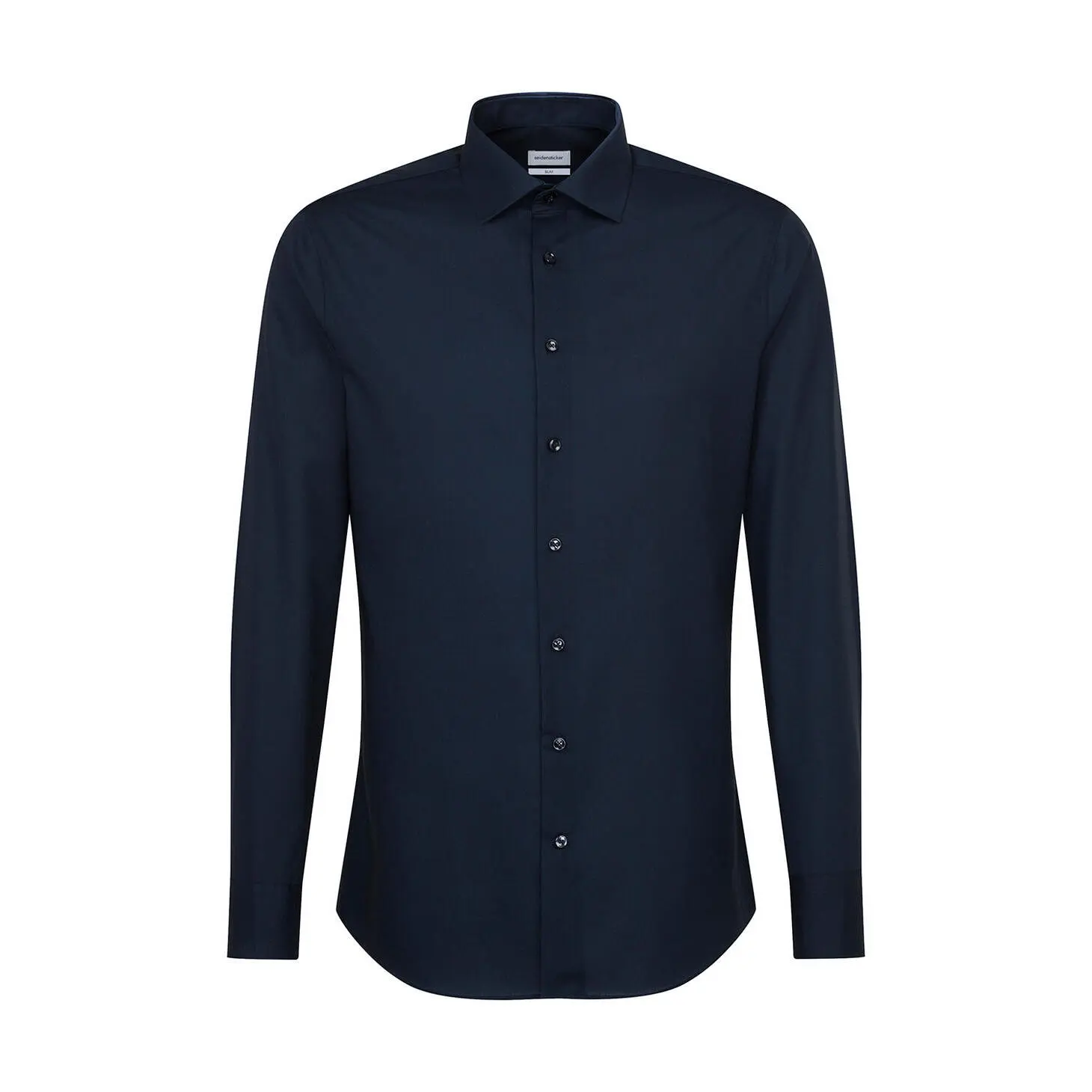 Langarmshirt Seidensticker Slim Fit Business Kent