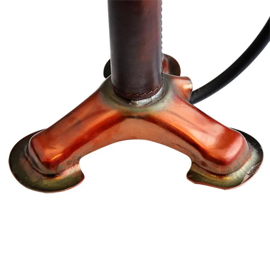 Pompa A Pedale In Vera Pelle Selle Montegrappa Charleston Made In Italy-image