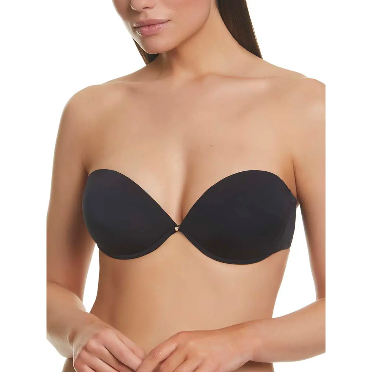 Reggiseno bandeau doppio push-up con unica armatura per donna Selmark Etna