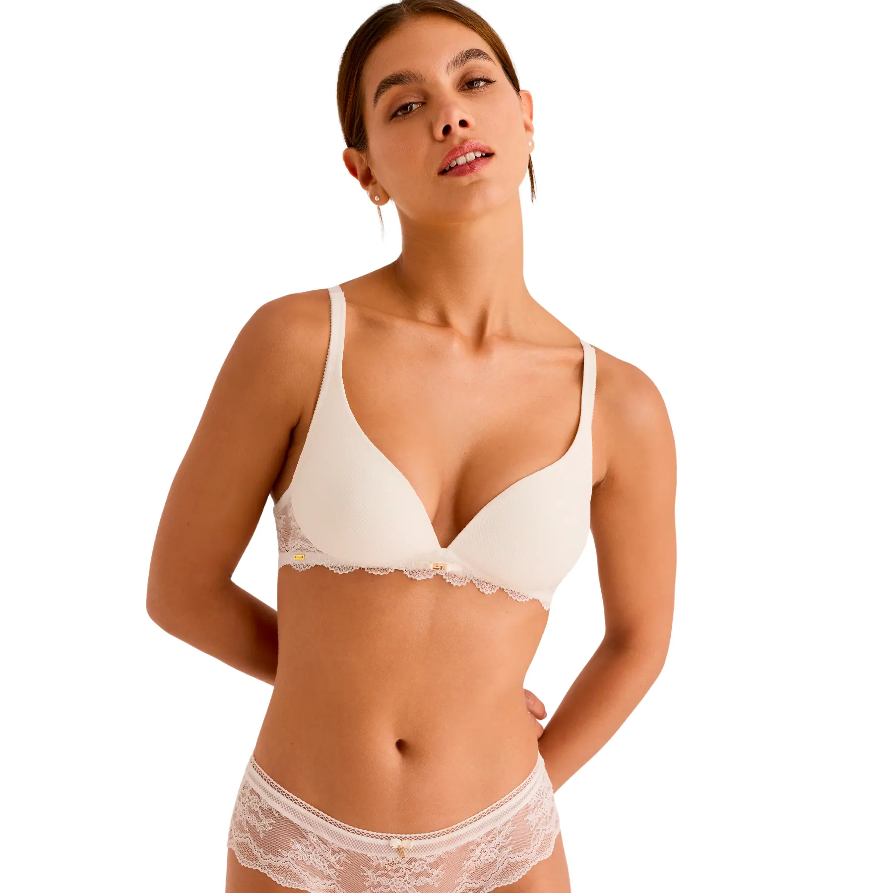 Reggiseno scollato profondo preformato senza stecche donna  Manuela Mariage