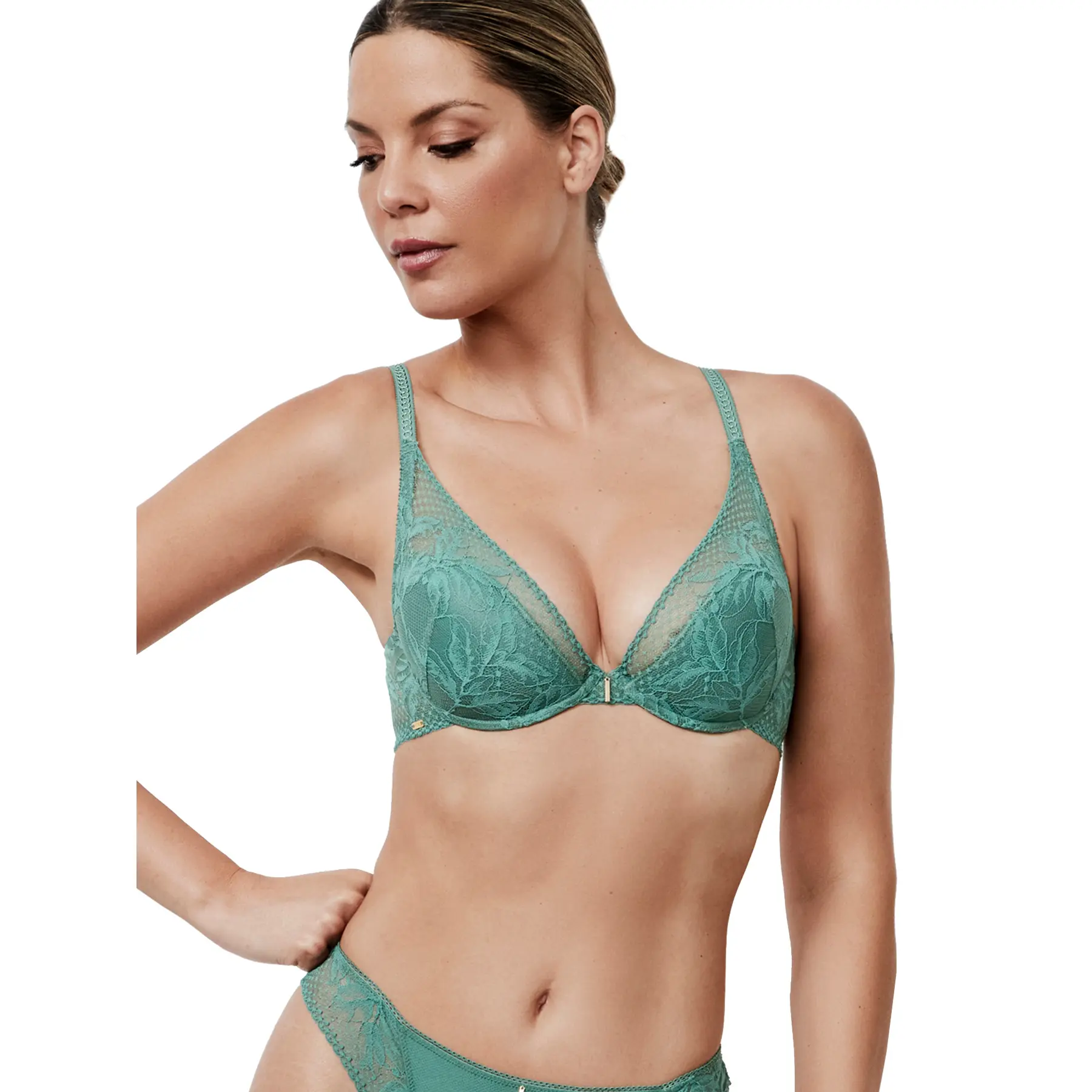 Reggiseno triangolare plunging donna Selmark Malitzia Mariage
