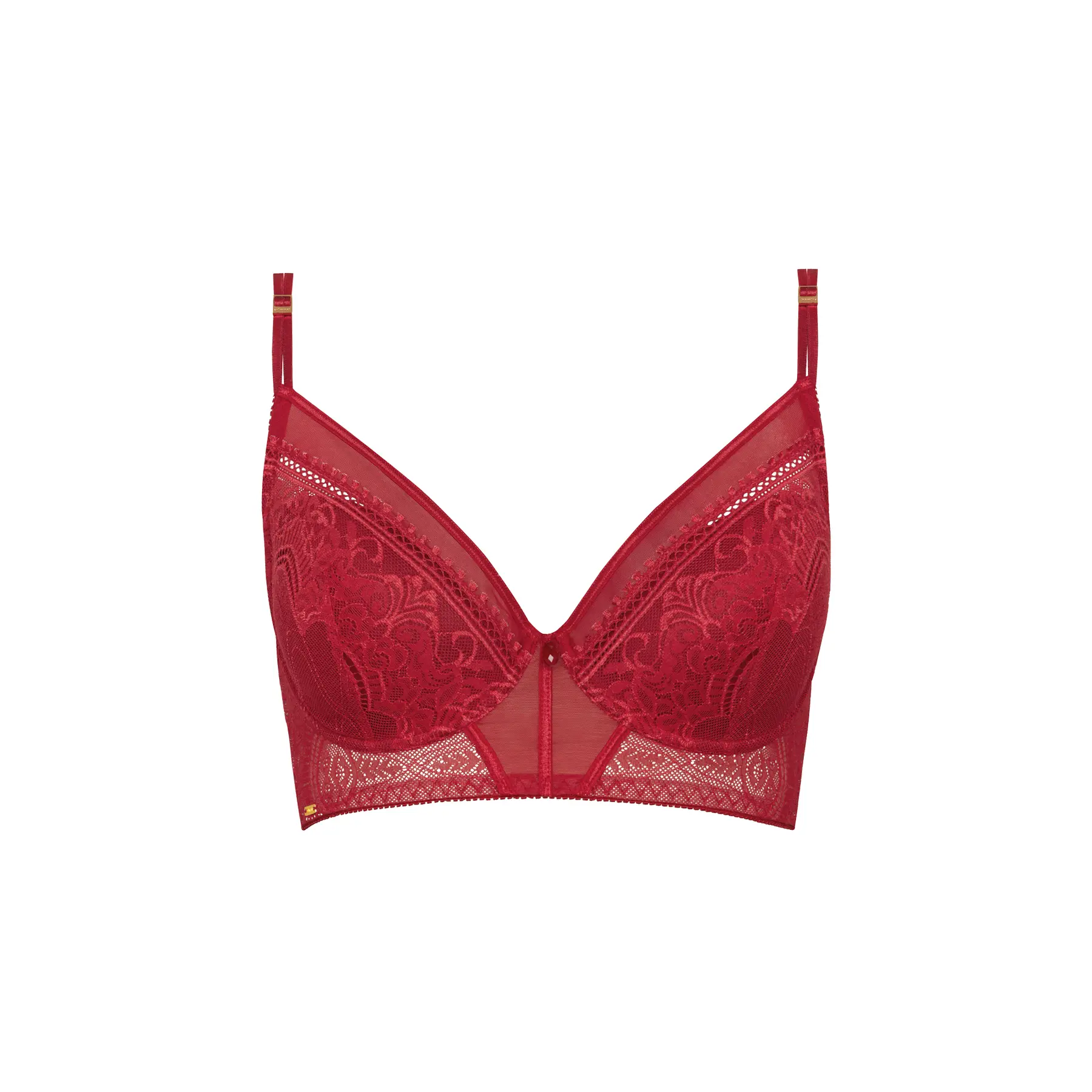 Reggiseno triangolare plunging donna Selmark Aurum