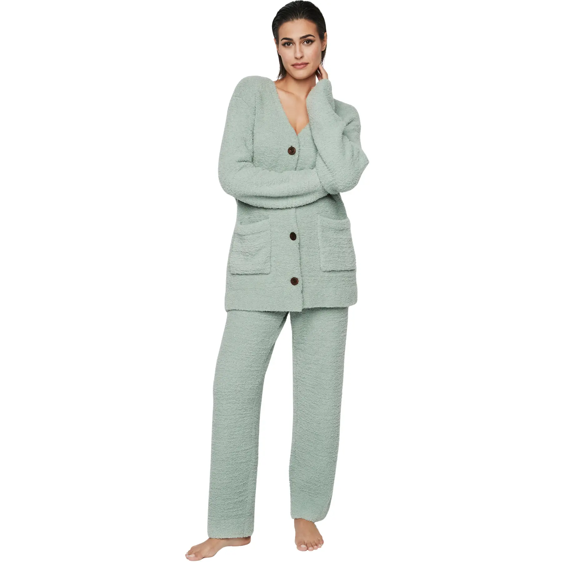 Pyjama Damen Selmark P110 Candy Cloud