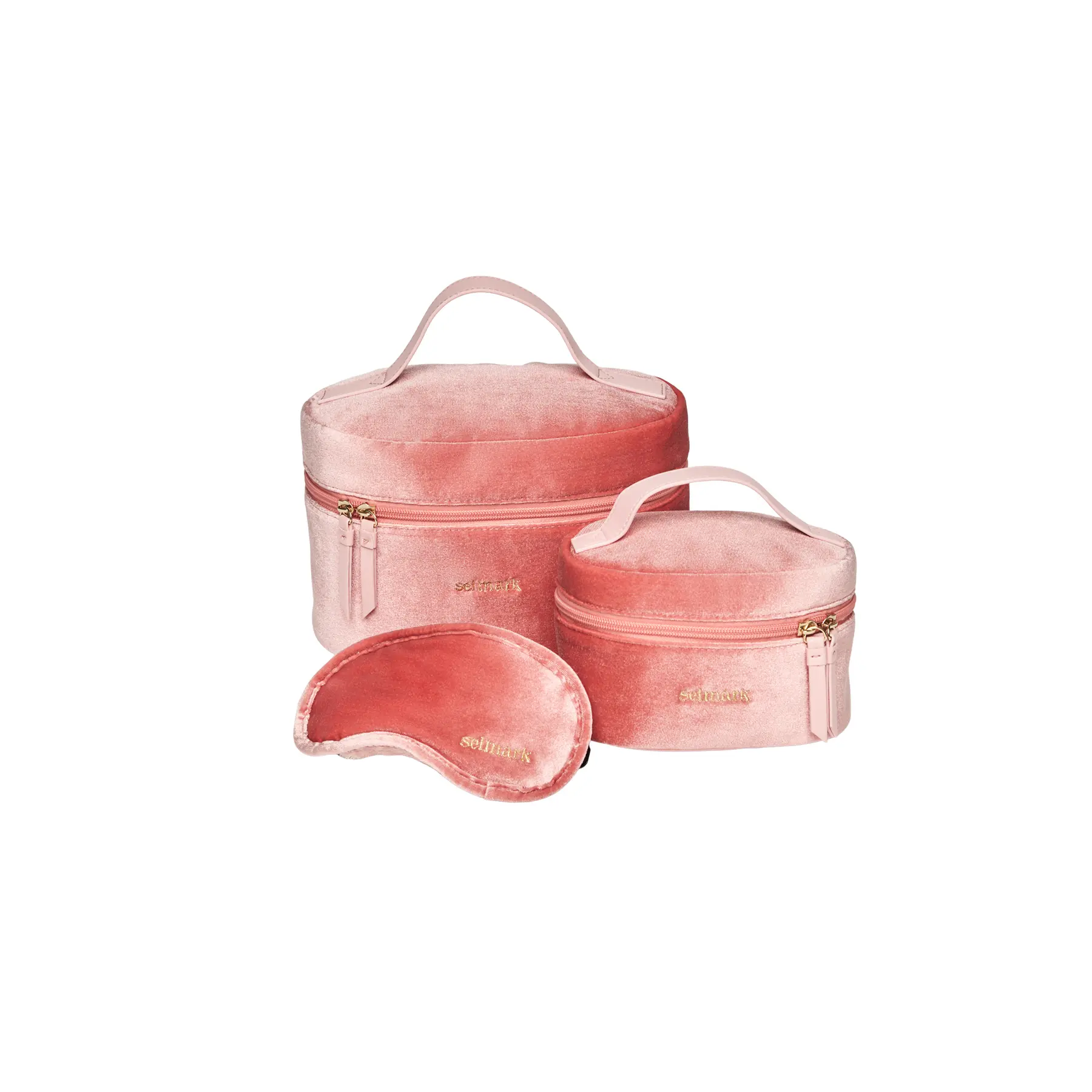 Damen Toilettentasche Set und Schlafmaske Selmark PC1 Style ADD