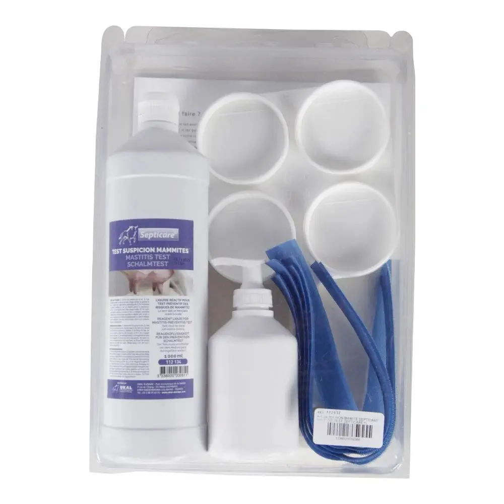 Complete kit for mastitis testing Septicare