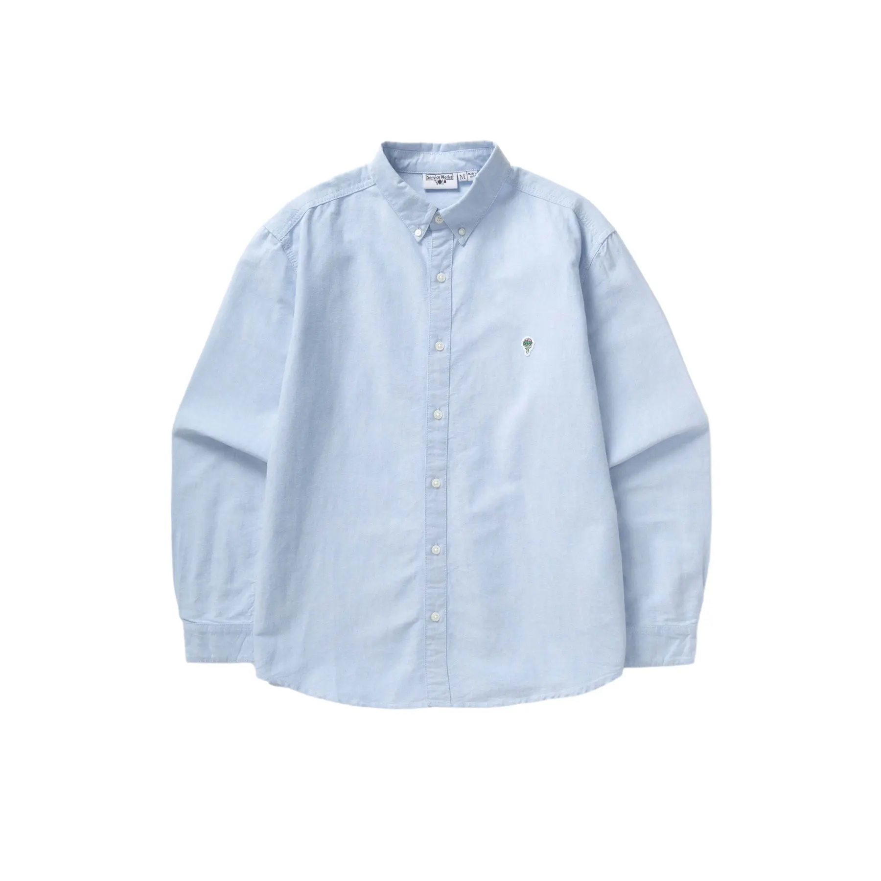 Service Works Unisex Bleu Shirt Artichoke Oxford