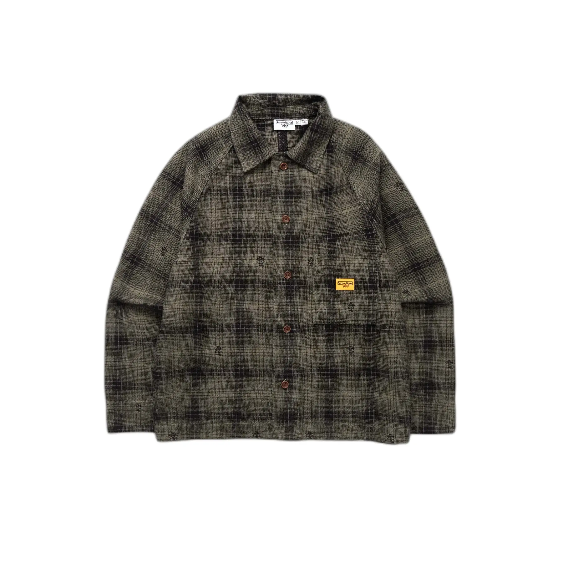 Giacca Service Works Thistle Plaid Front Of House