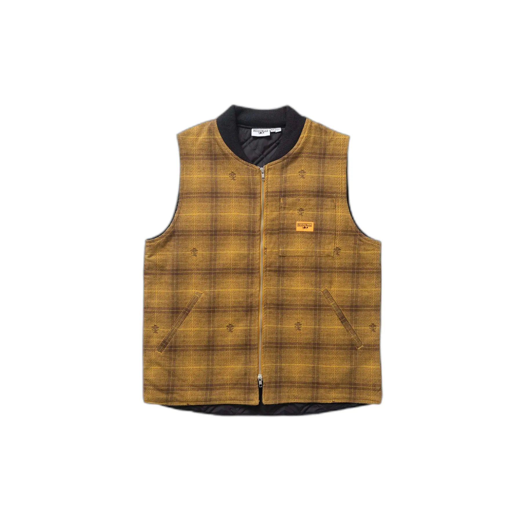 Weste Service Works Thistle Plaid Padded