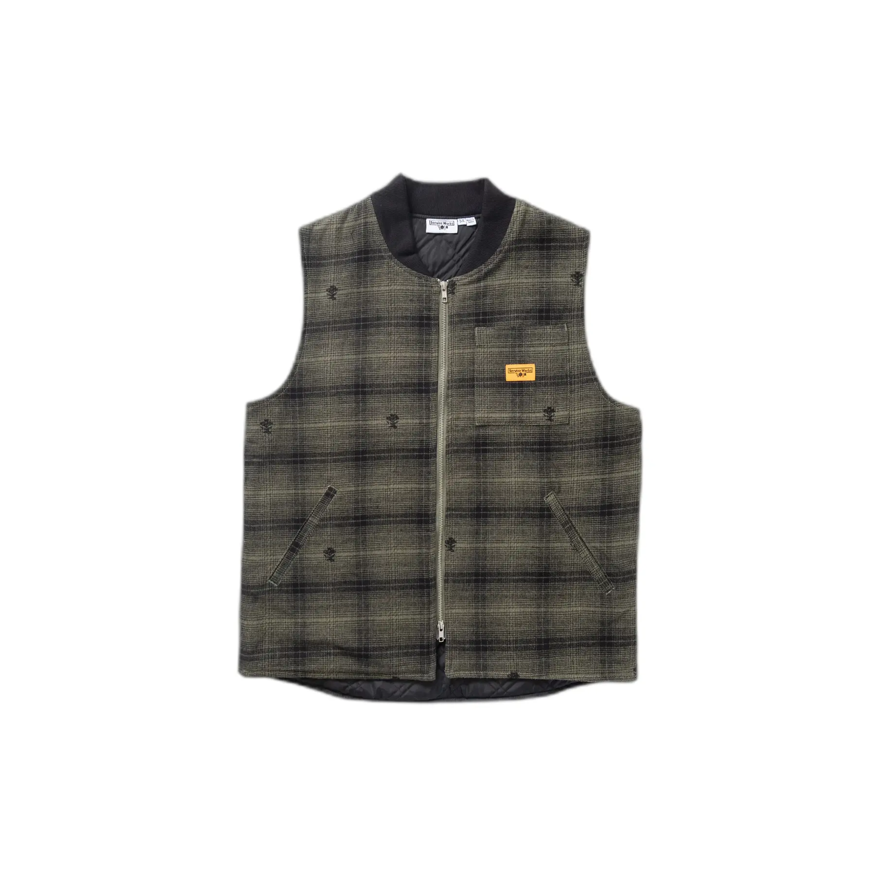 Weste Service Works Thistle Plaid Padded