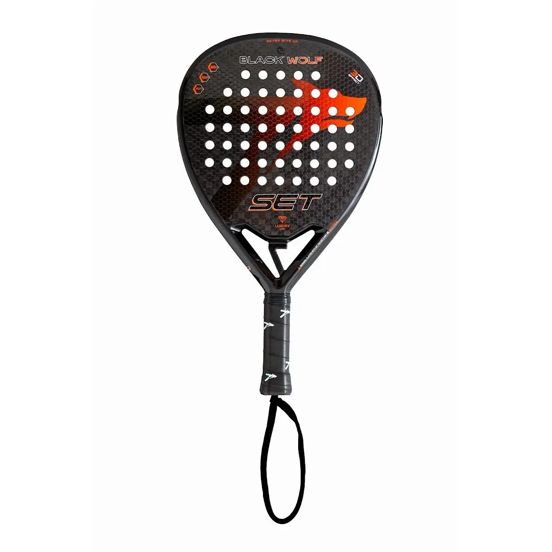Padel-Schläger Set padel raquettes Black Wolf
