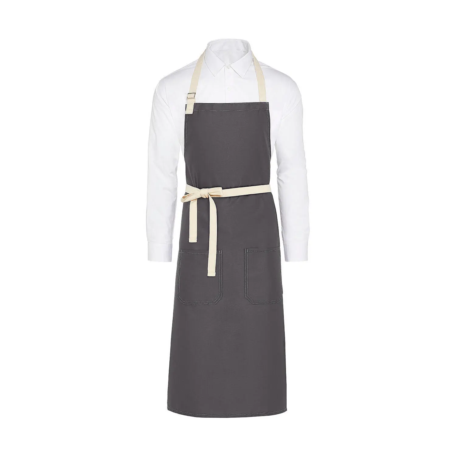 Grembiule da toelettatura a contrasto con tasca SG Accessories Bistro Santorini