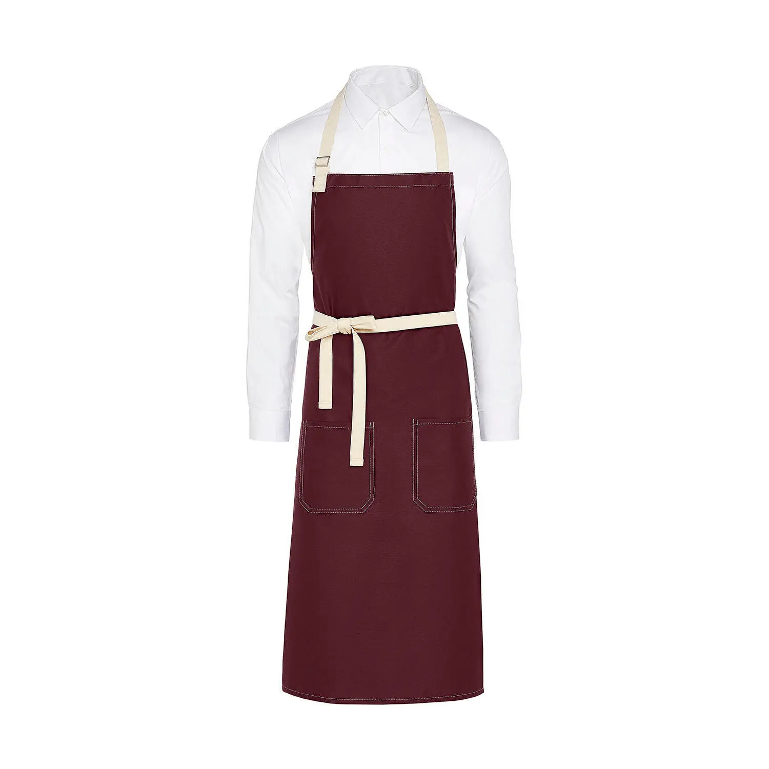 Grembiule da toelettatura a contrasto con tasca SG Accessories Bistro Santorini