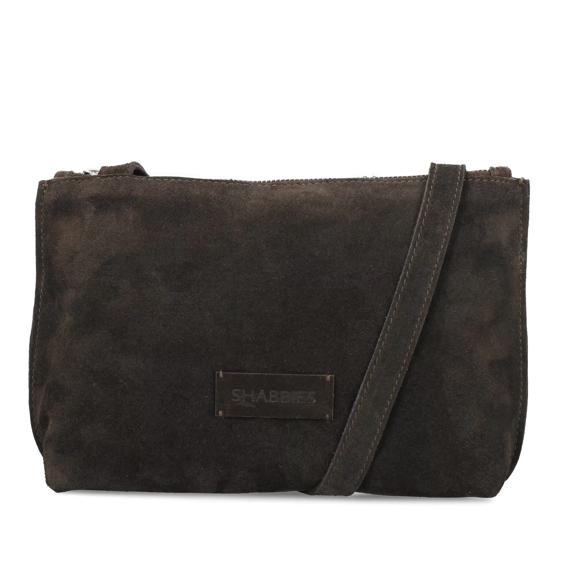 Schultertasche aus geöltem Wildleder für Damen Shabbies Amsterdam Festival Big