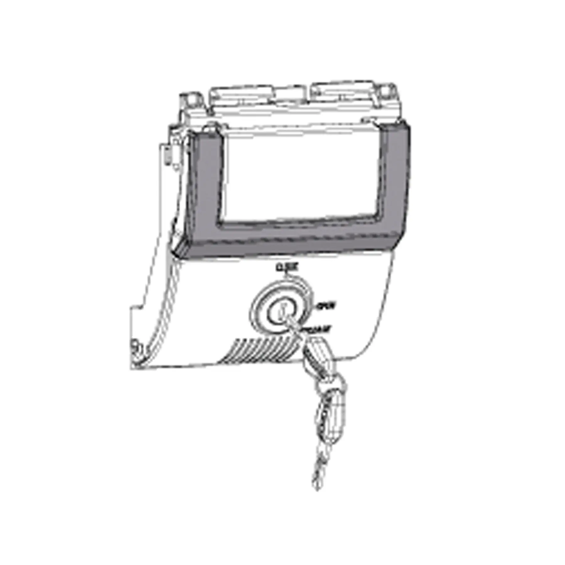Öffnungsset für Motorrad-Topcase Shad sh48