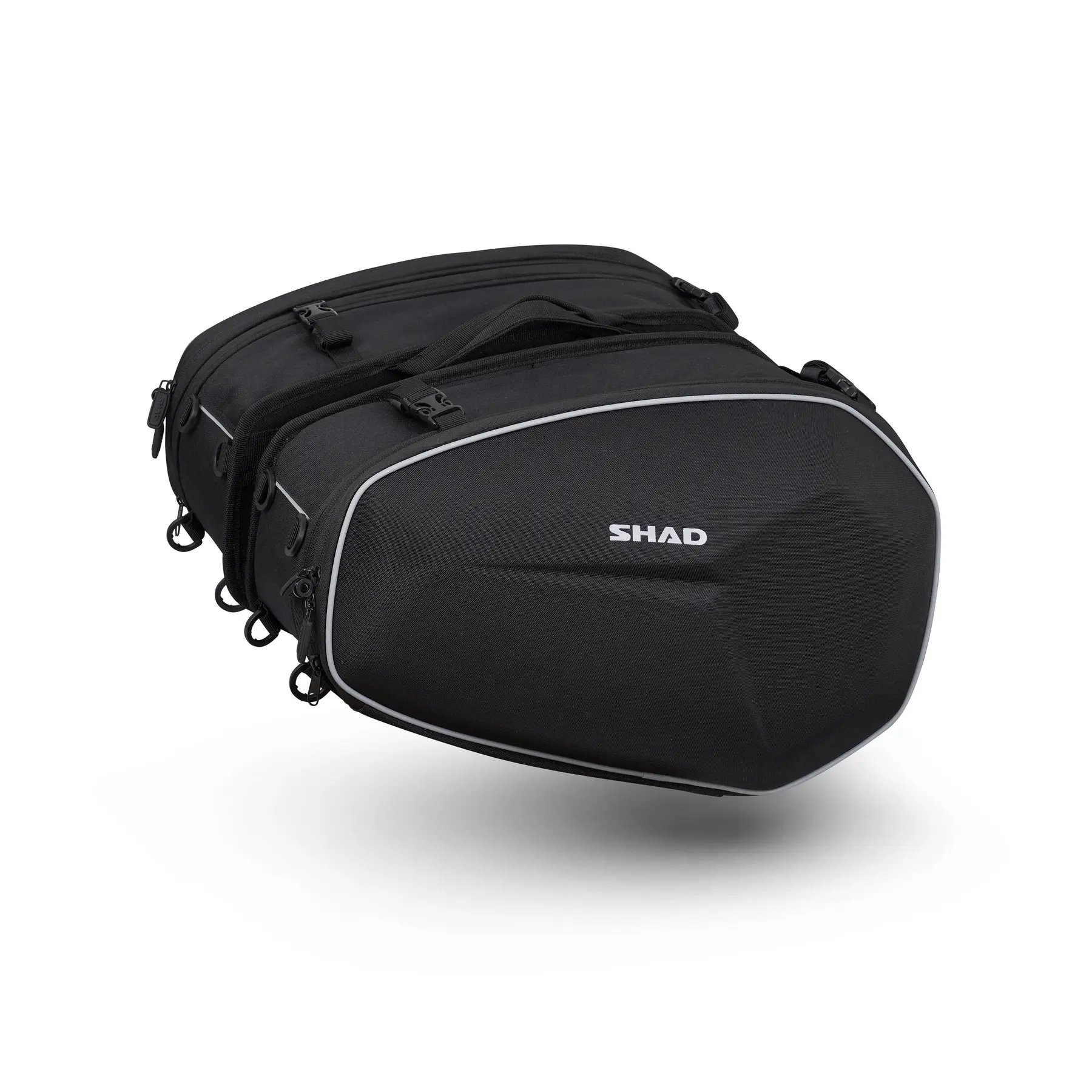 Erweiterbare Motorradtasche für den Soziussitz Shad E48 2 un. 1500h UV