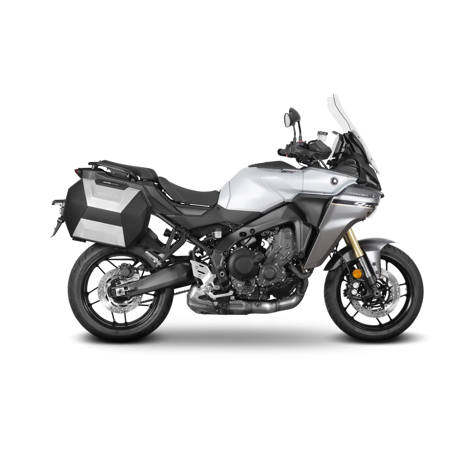 Sistema di fissaggio per valigia laterale moto Shad 3P Yamaha Tracer 9