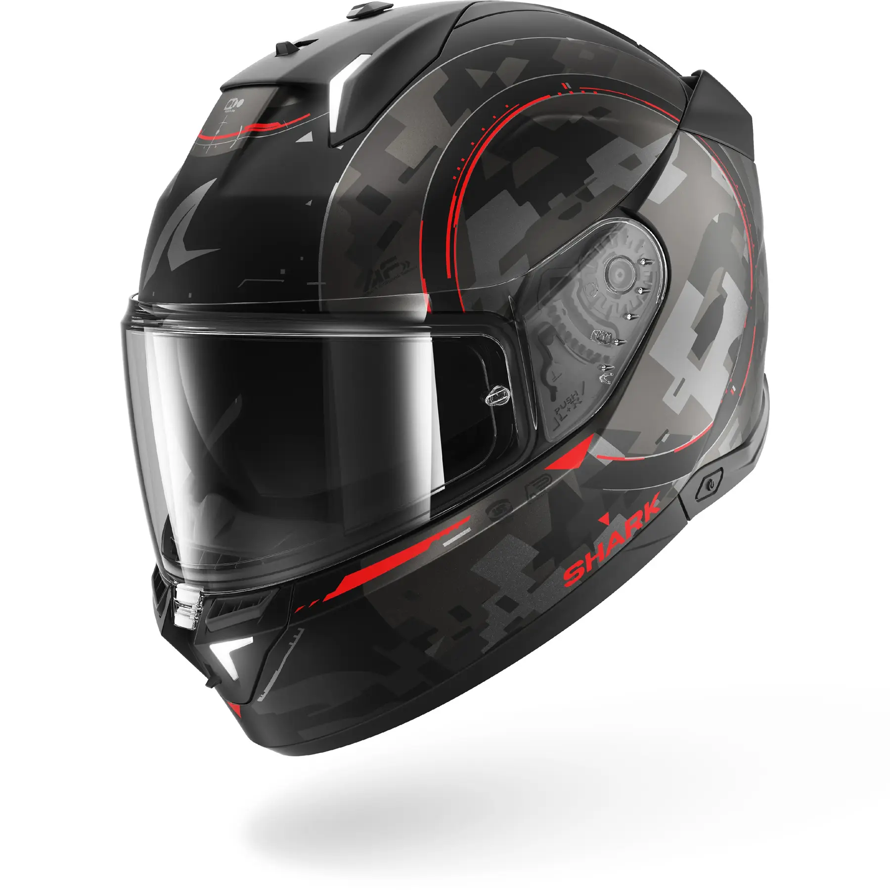 Motorrad-Integralhelm Shark Skwal I3 Gang Mat