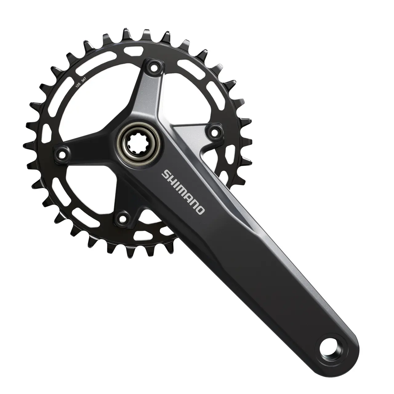 Ein-Kettenblatt-Kurbelgarnitur Shimano FC-MT520 34D
