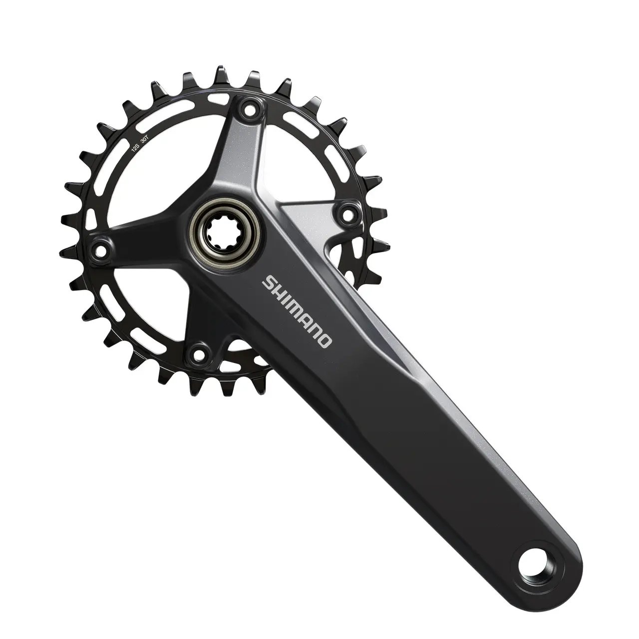 Ein-Kettenblatt-Kurbelgarnitur Shimano FC-MT520 30D