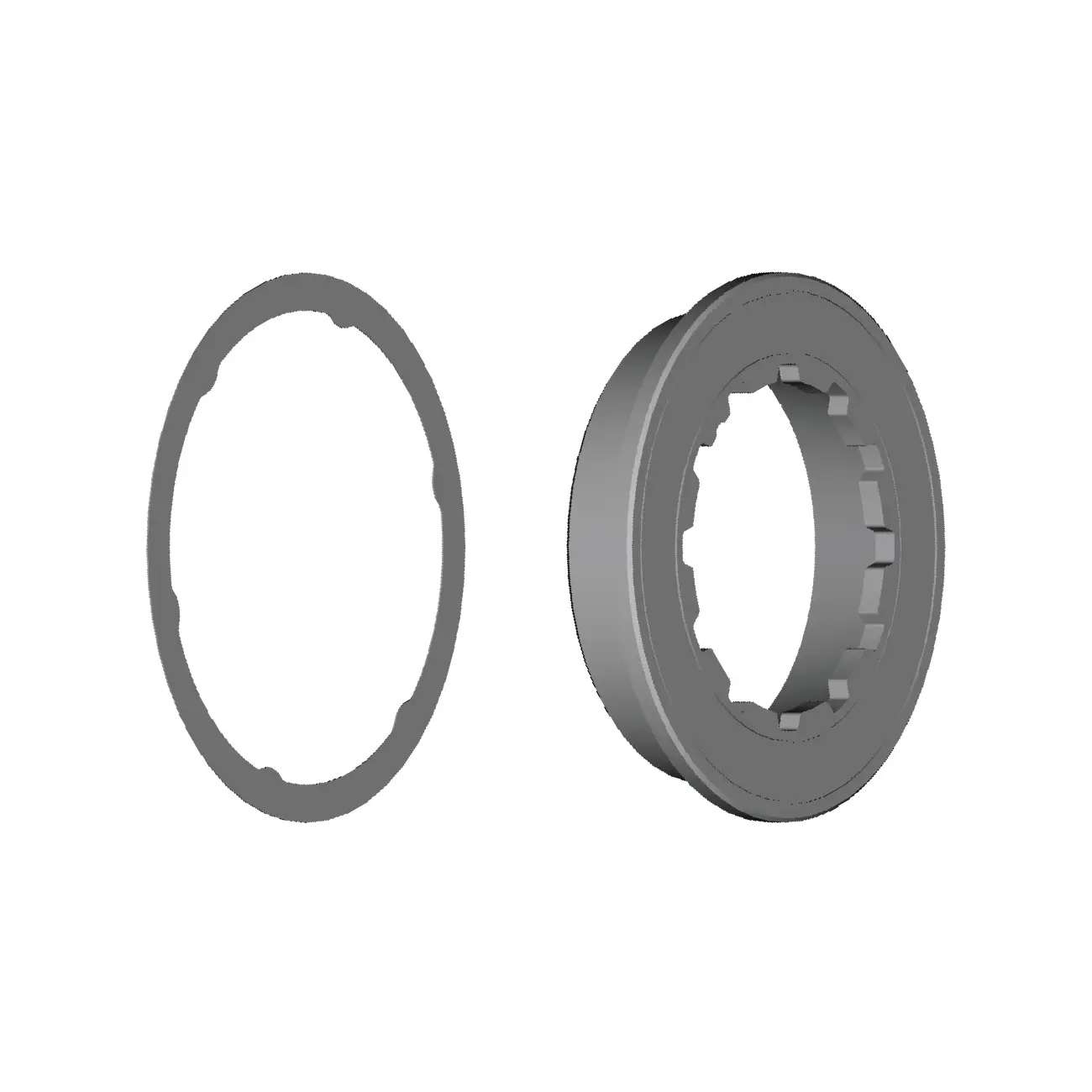 Sicherungsscheibe mit Mutter Shimano CS-HG710-12