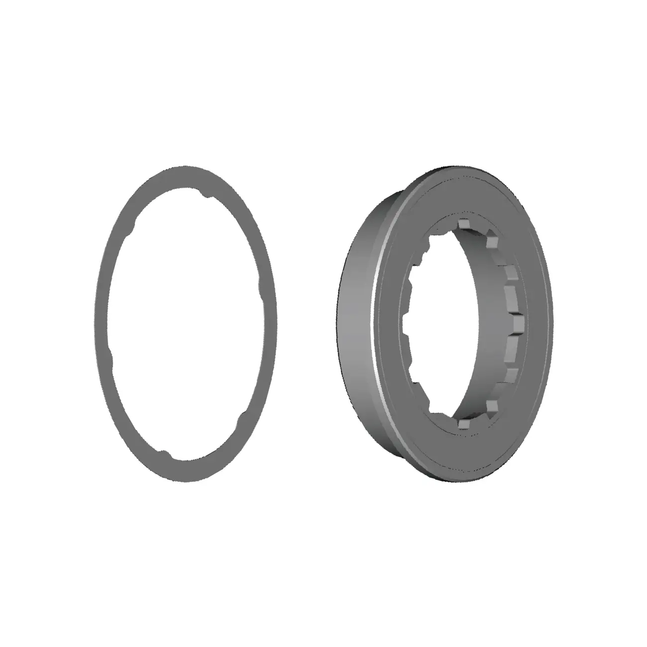 Image of Sicherungsscheibe mit Mutter Shimano CS-R7101