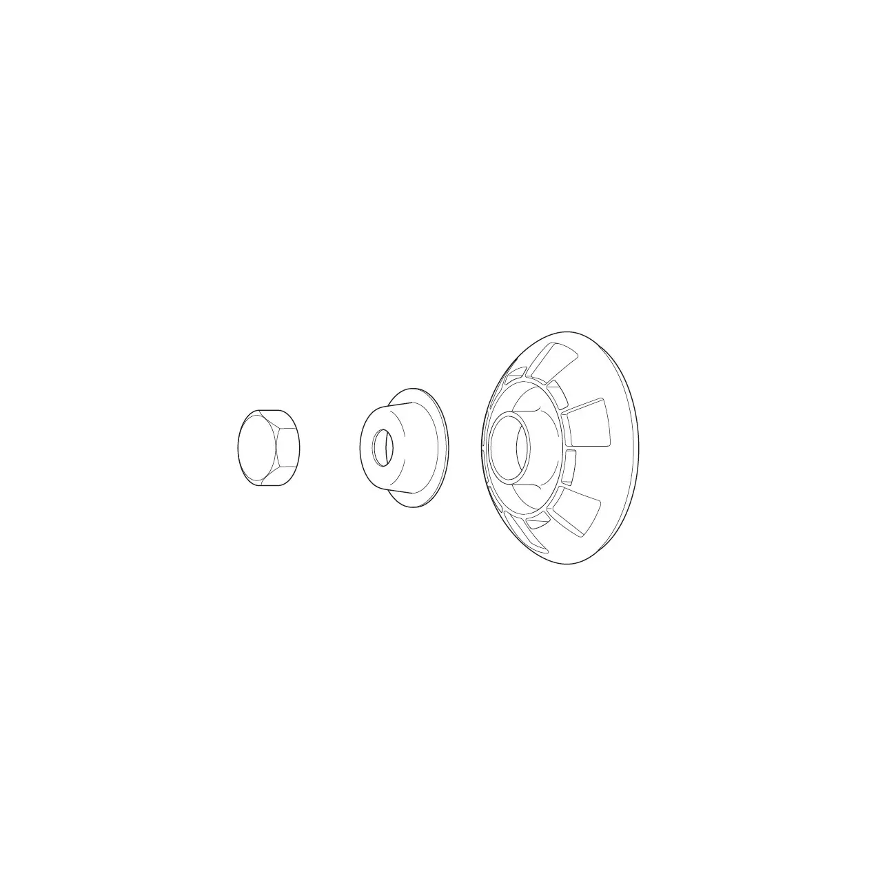 Linke Staubschutzhaube Shimano SG-7R50