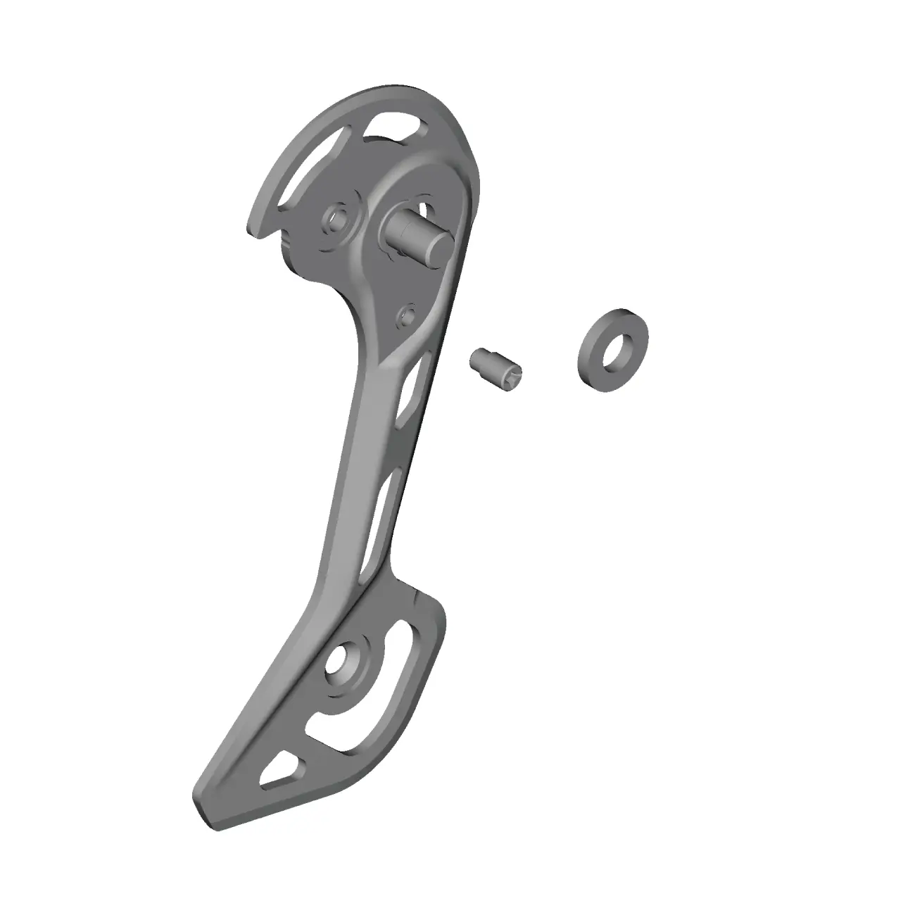 Assemblage van SGS derailleurplaat Shimano Deore M5120