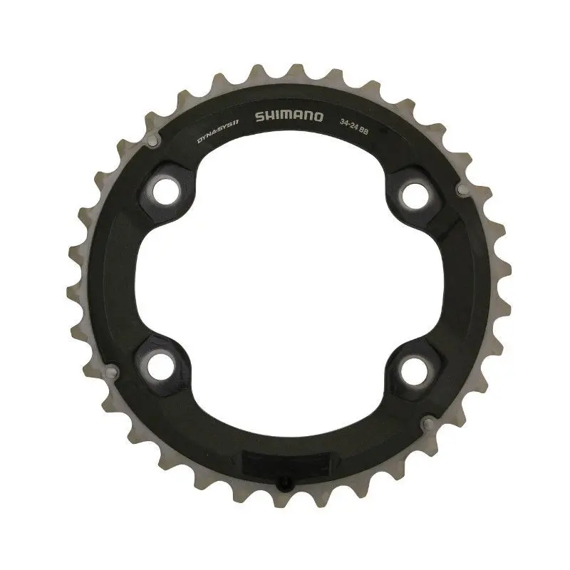 Zweifaches MTB-Kettenblatt außen origine Shimano 4BRA XT M8000 11V.