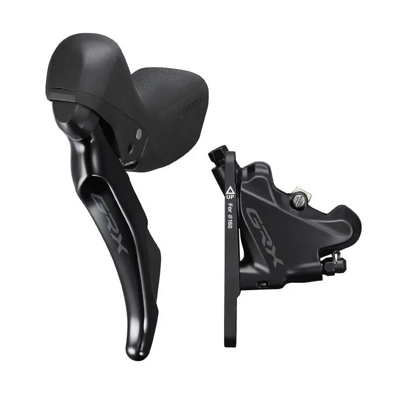 Hydraulische Straßen-Scheibenbremsen vorne links gravel double Shimano GRX400