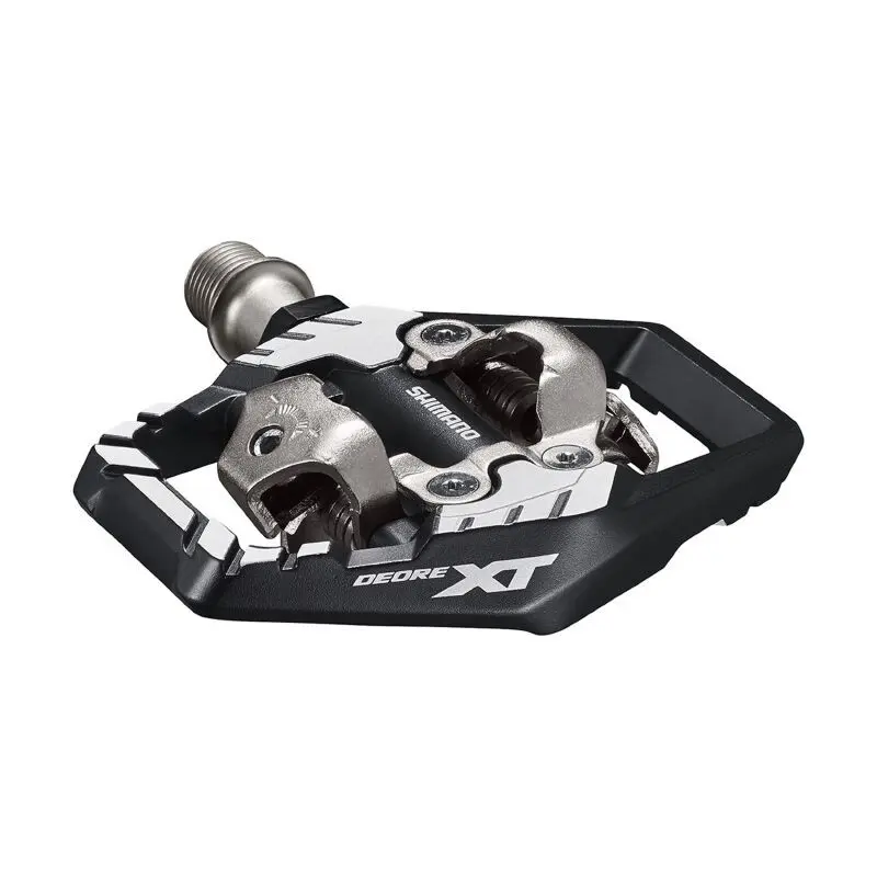 Automatische MTB-Pedale Schuhplatten breitere Oberfläche Shimano XT M8120 SPD