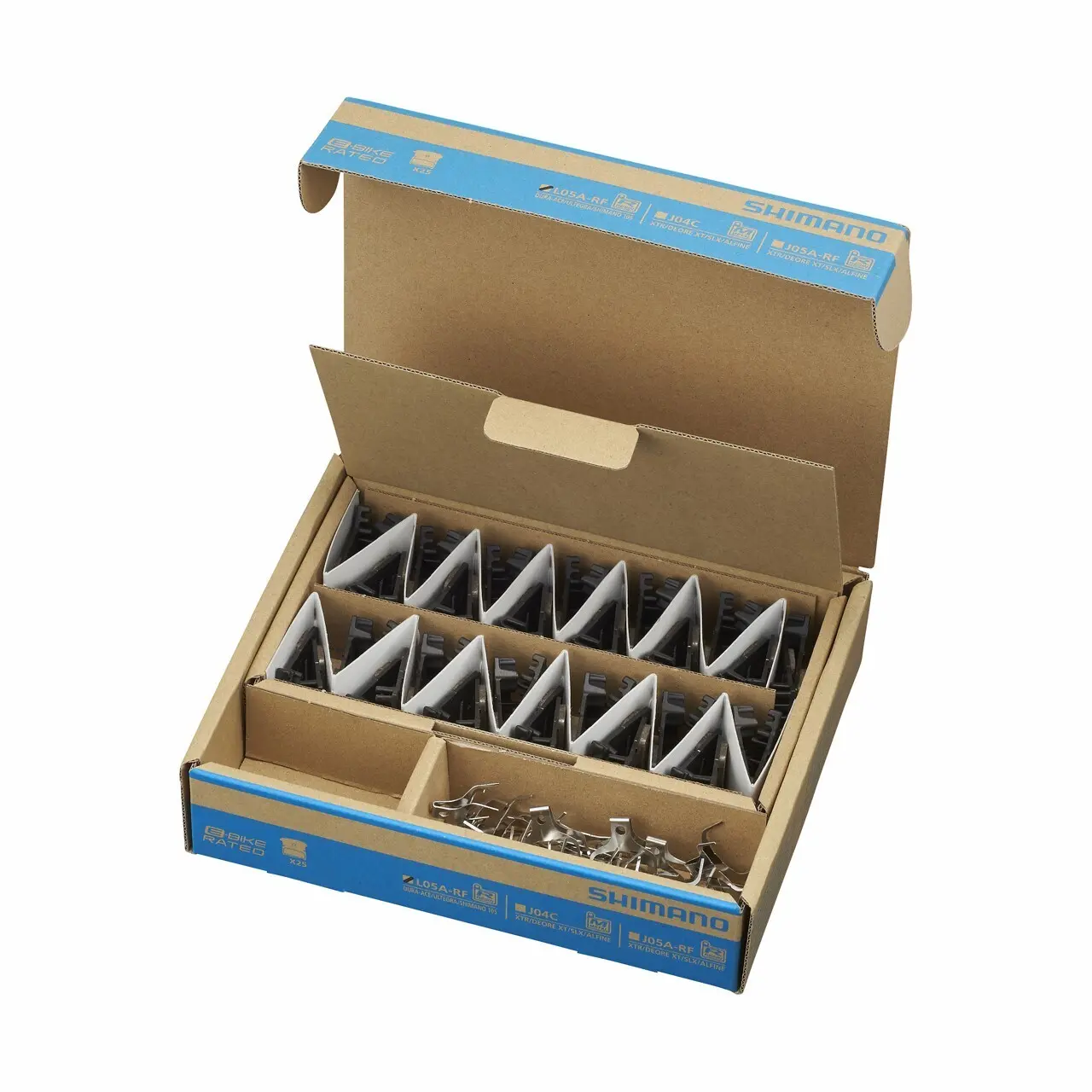 Remblokken en veer van hars Shimano L05A-RF (x25)