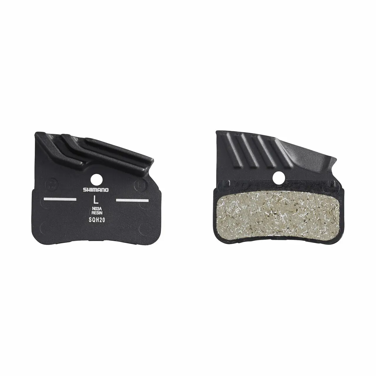 Coppia di freni per pattini in resina con aletta e molla Shimano N03A-RF