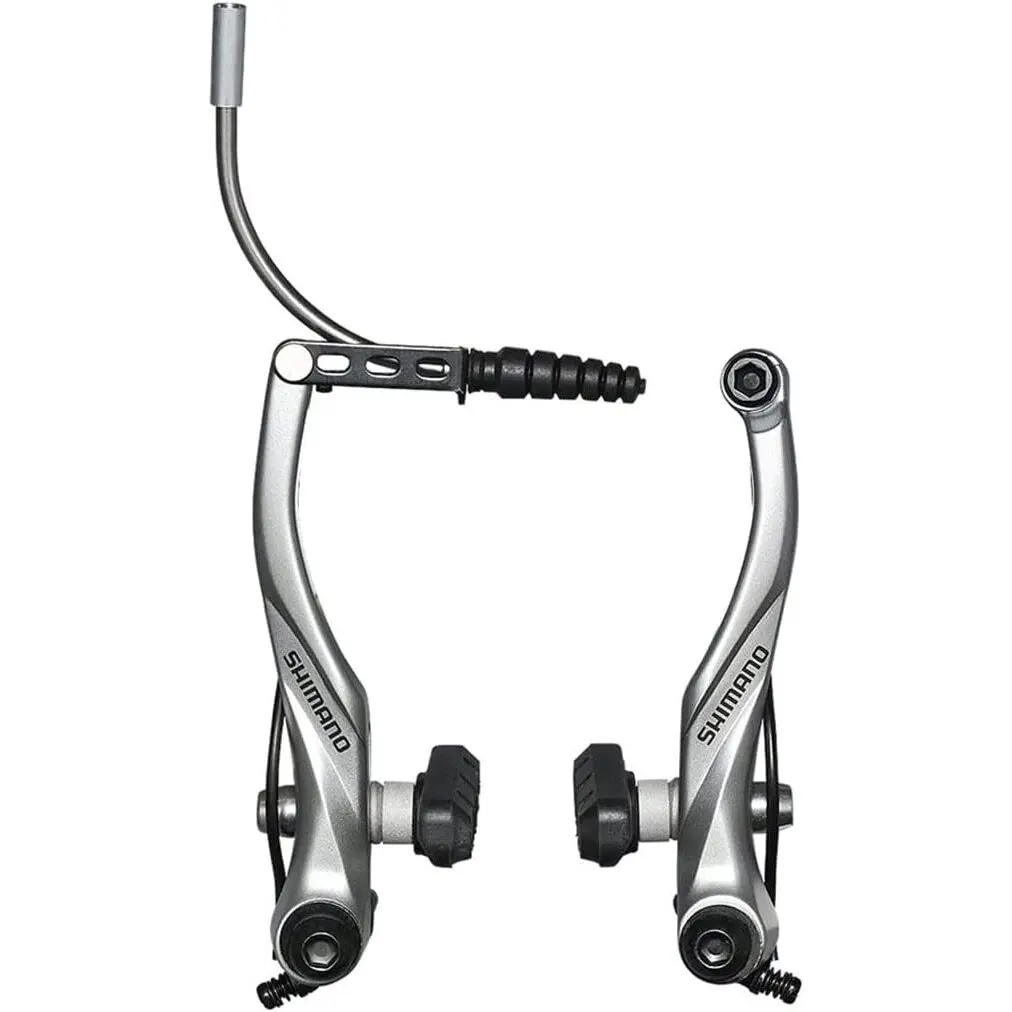 Frein sur jante de bicyclette SHIMANO Alivio BRT4000SET Front Silver