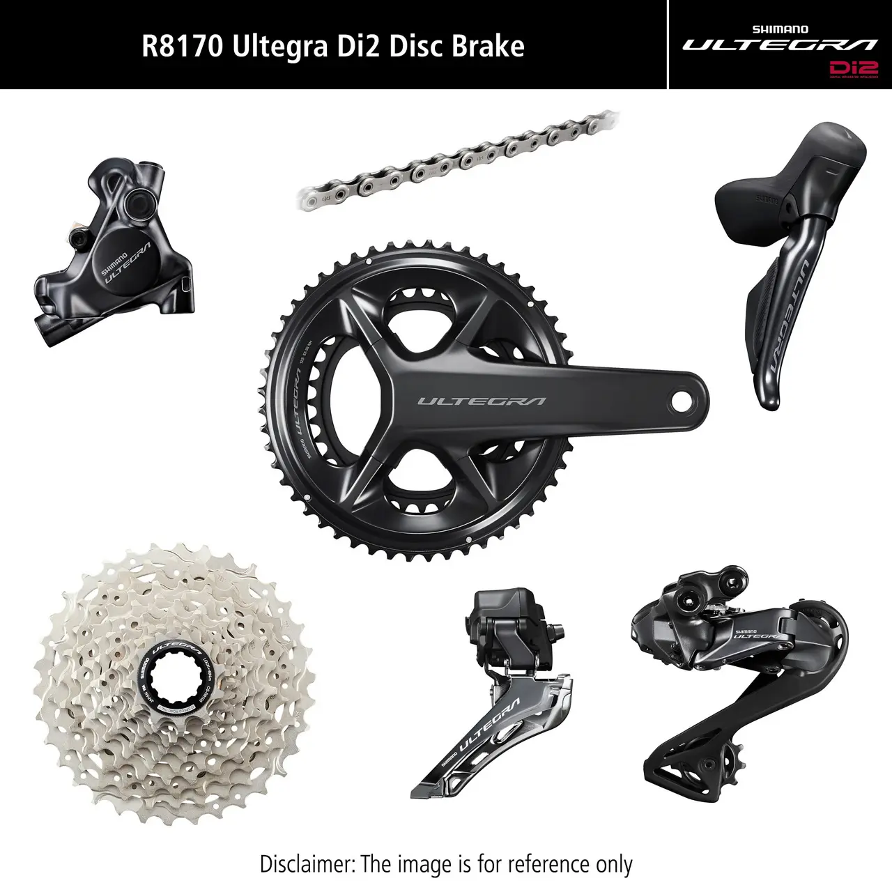 Gruppo completo Shimano Ultegra R8170 Di2 Disc