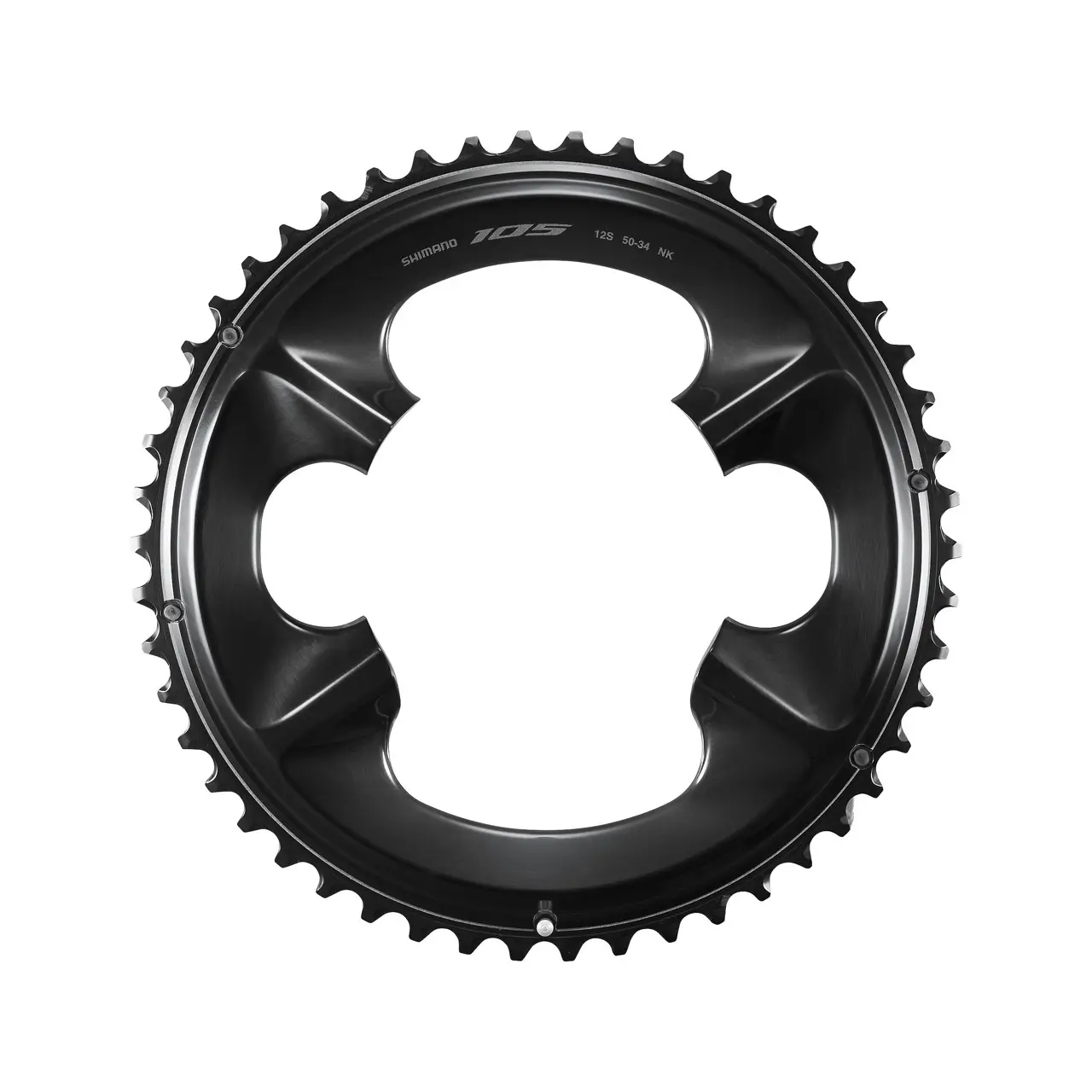Kettenblatt 105 12-fach 50z Nk, 4-loch, 110 Mm Lochkreis, Kompatibel Mit Fc-r7100 Und Fc-r7100-p, Aluminium, Schwarz