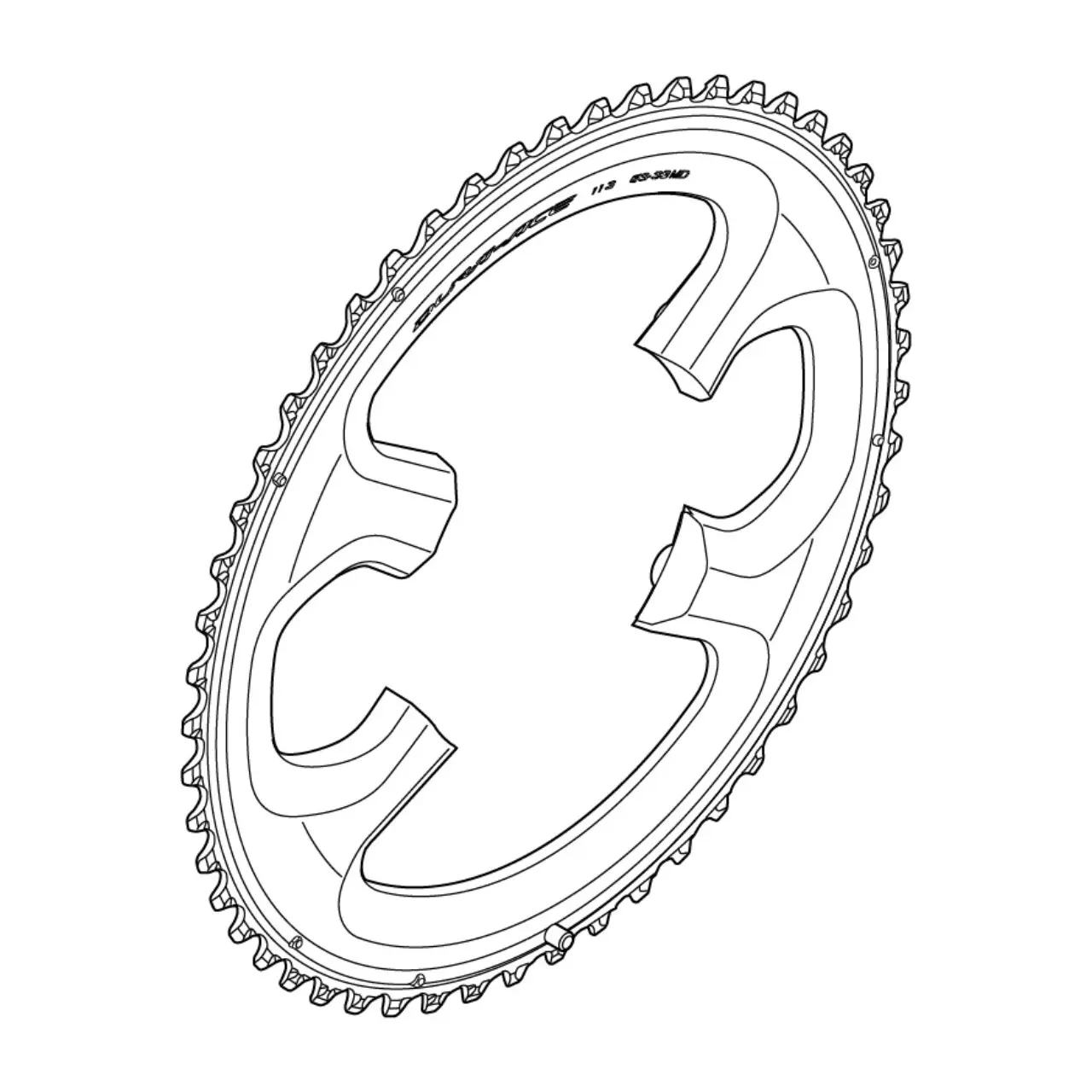 Tablett Shimano Dura-Ace FC-9000