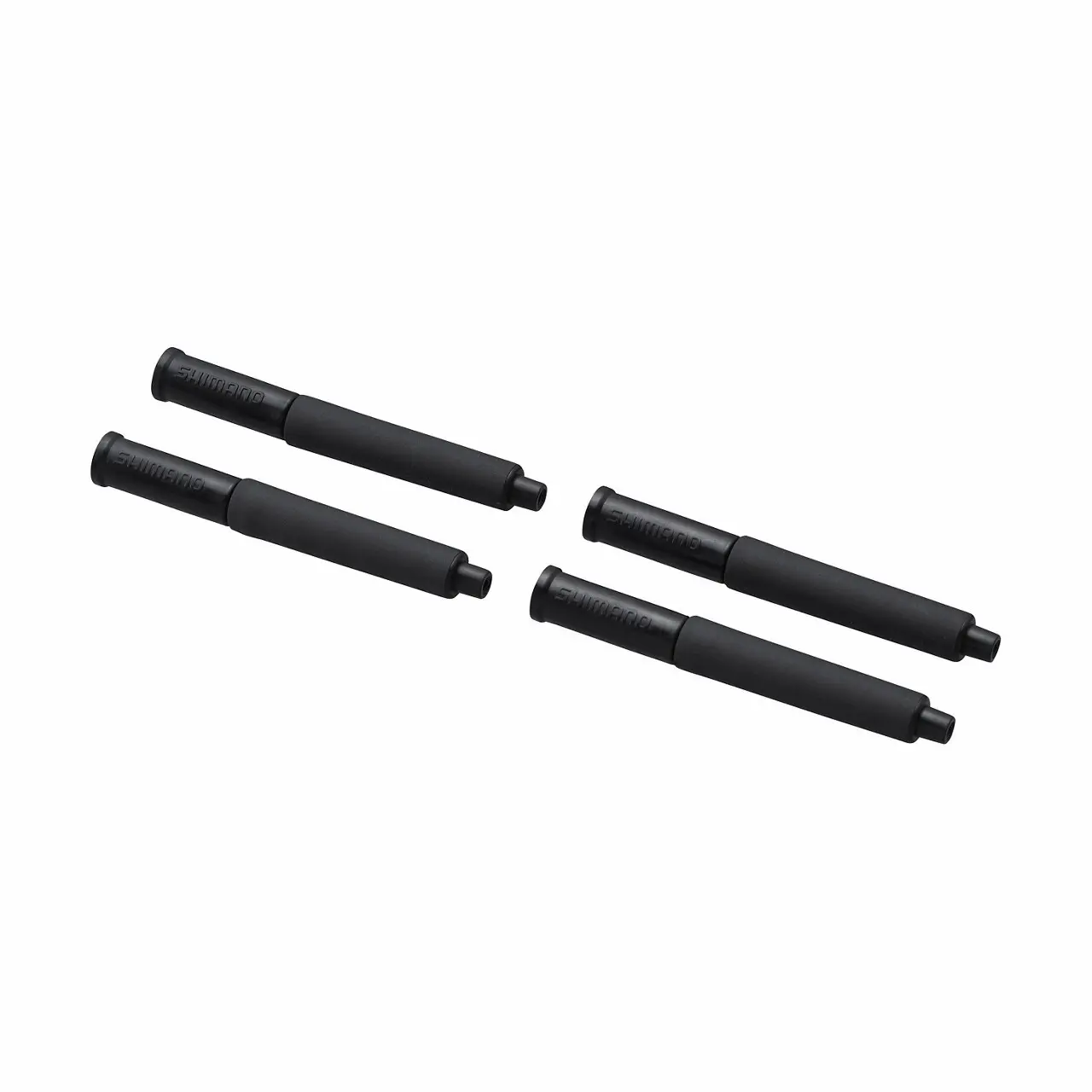 Delen waterdichte buitenkap met lipje en rubberen bescherming Shimano (x4)
