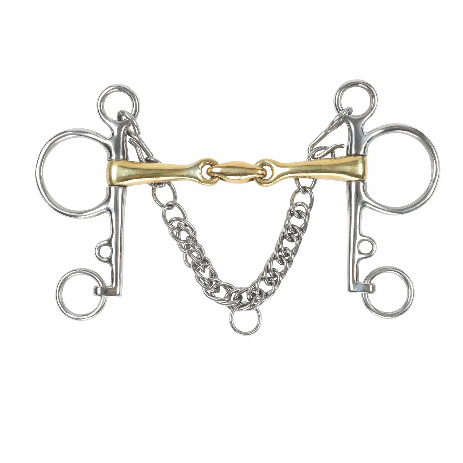 Mors pelham voor paard met ruitvorm Shires Equestrian