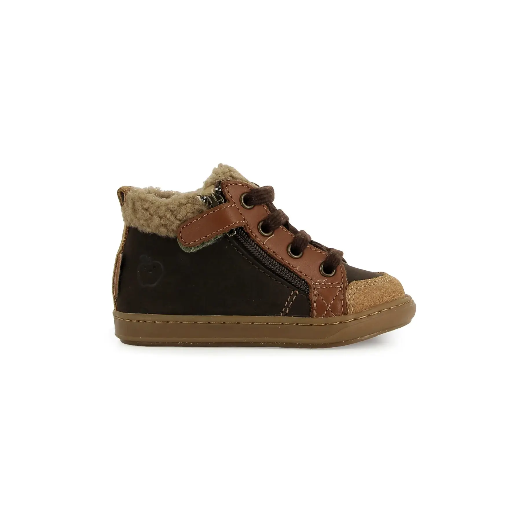 Baskets velours-nubuck bébé Shoo Pom Bouba ZIP Wool Baskets velours-nubuck bébé Shoo Pom Bouba ZIP Wool