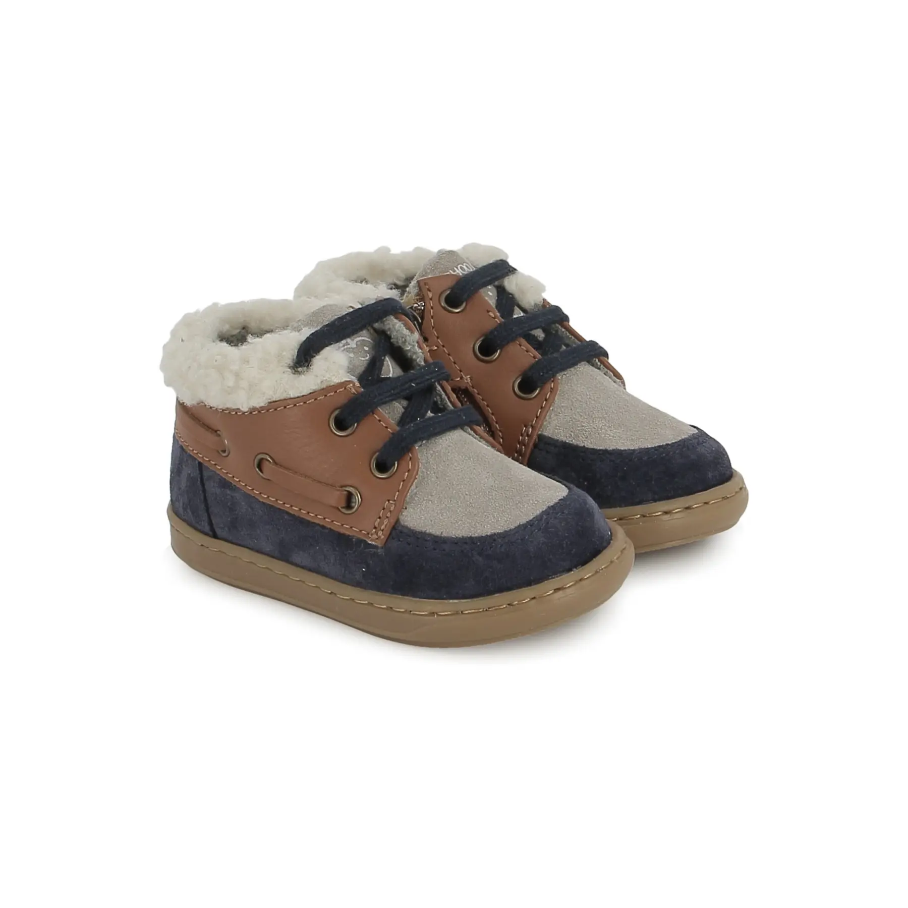 Chaussures bateau fourrées bébé Shoo Pom Bouba Chaussures bateau fourrées bébé Shoo Pom Bouba