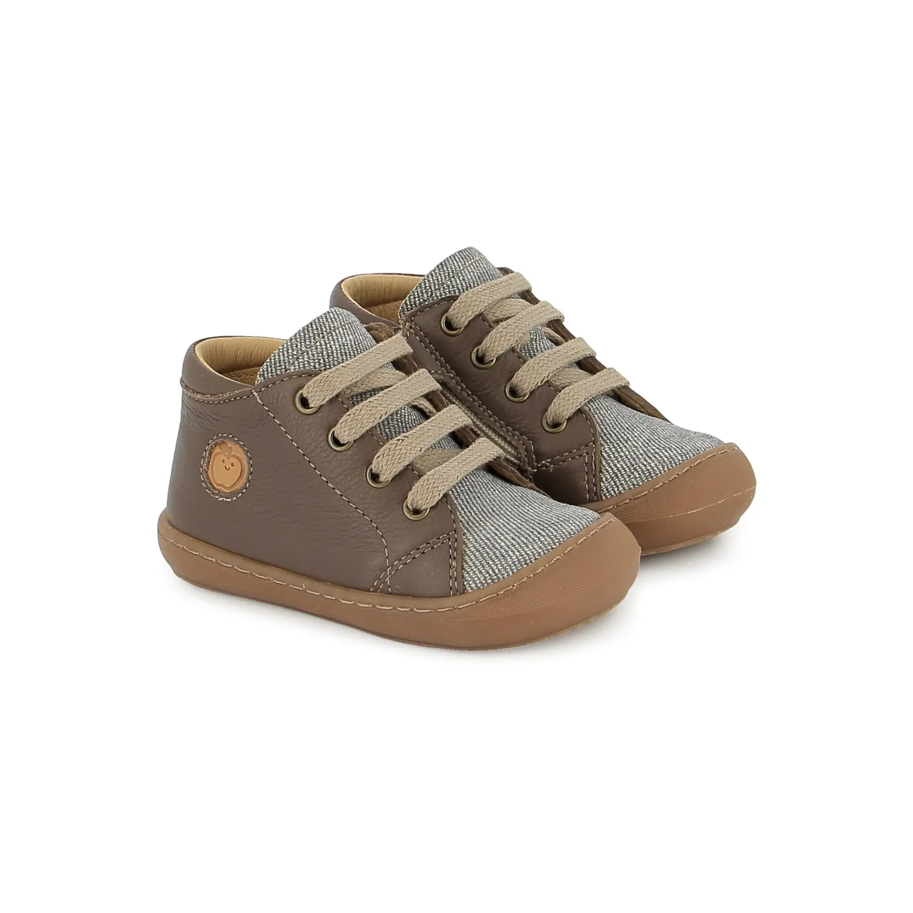 Zippbare Schnürschuhe für Babys Shoo Pom Gizmo