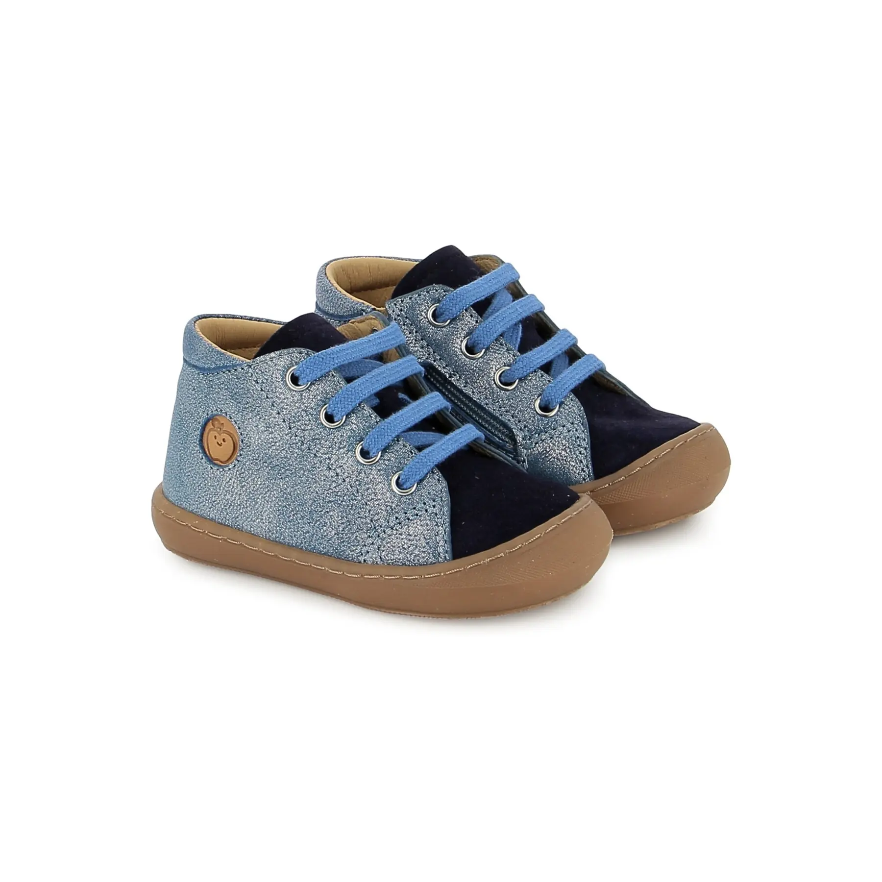 Zippbare Schnürschuhe für Babys Shoo Pom Gizmo