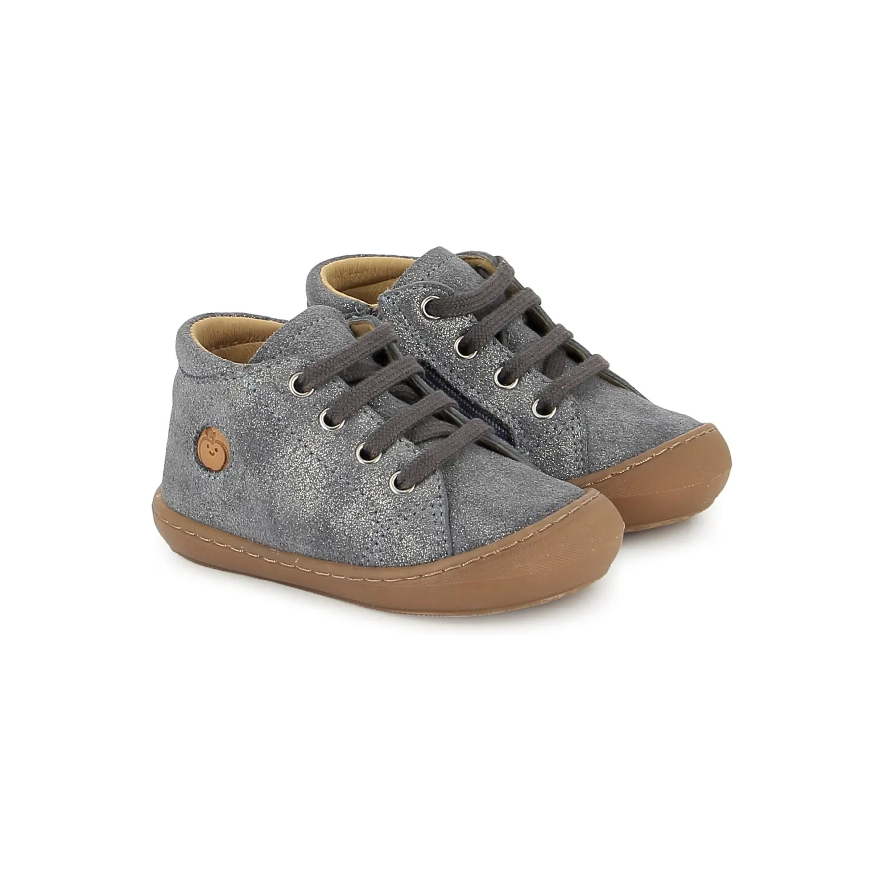 Zippbare Schnürschuhe für Babys Shoo Pom Gizmo