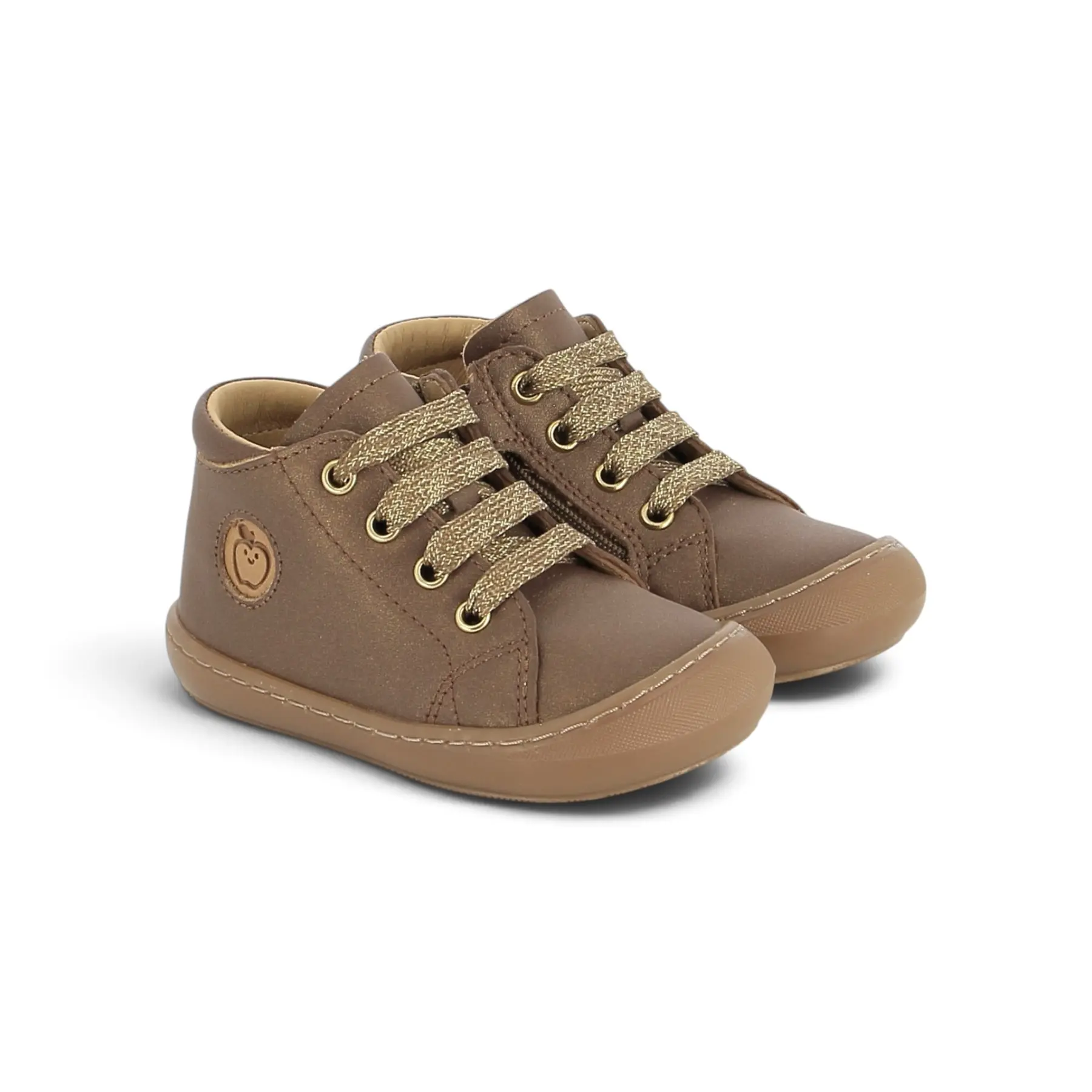 Zippbare Schnürschuhe für Babys Shoo Pom Gizmo
