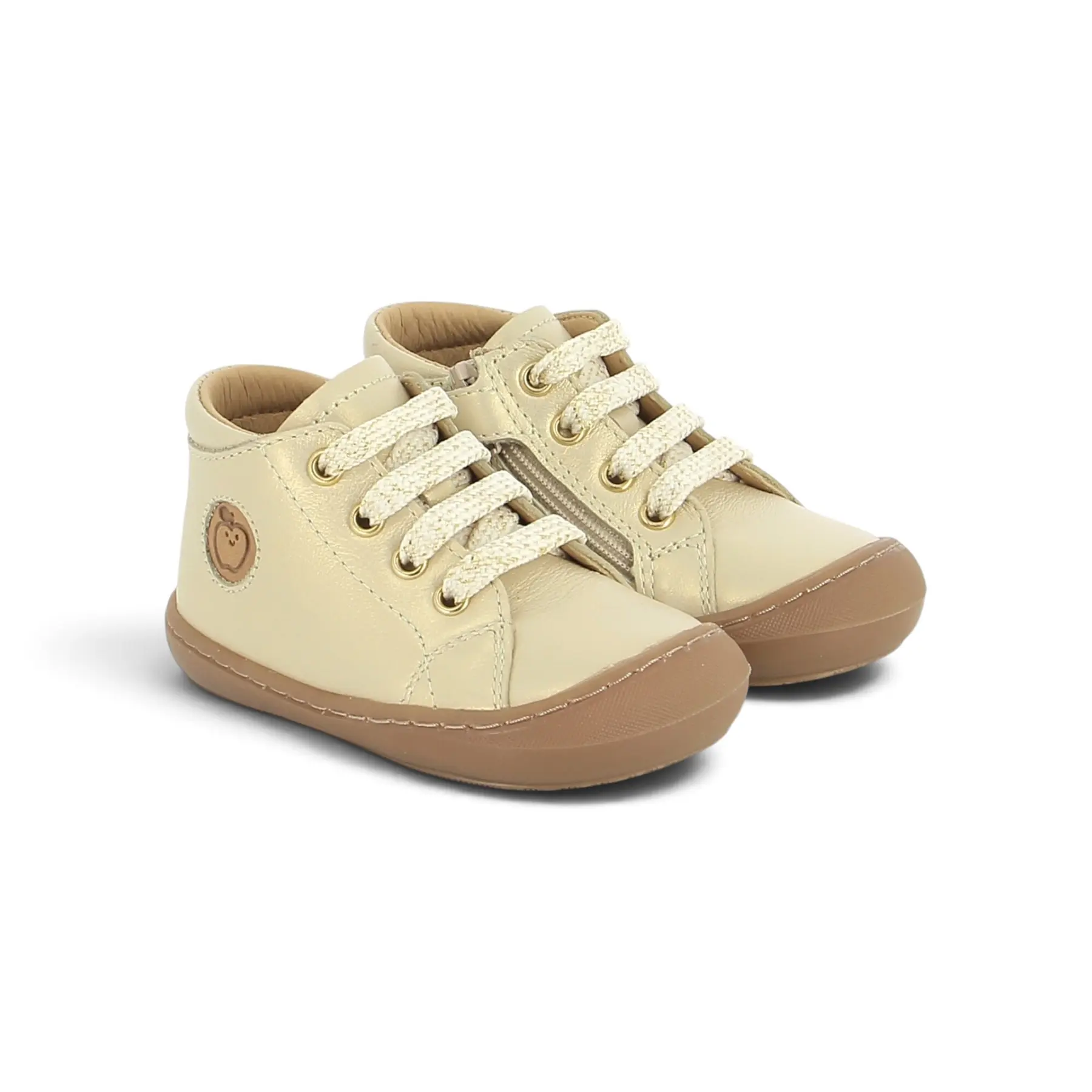 Zippbare Schnürschuhe für Babys Shoo Pom Gizmo