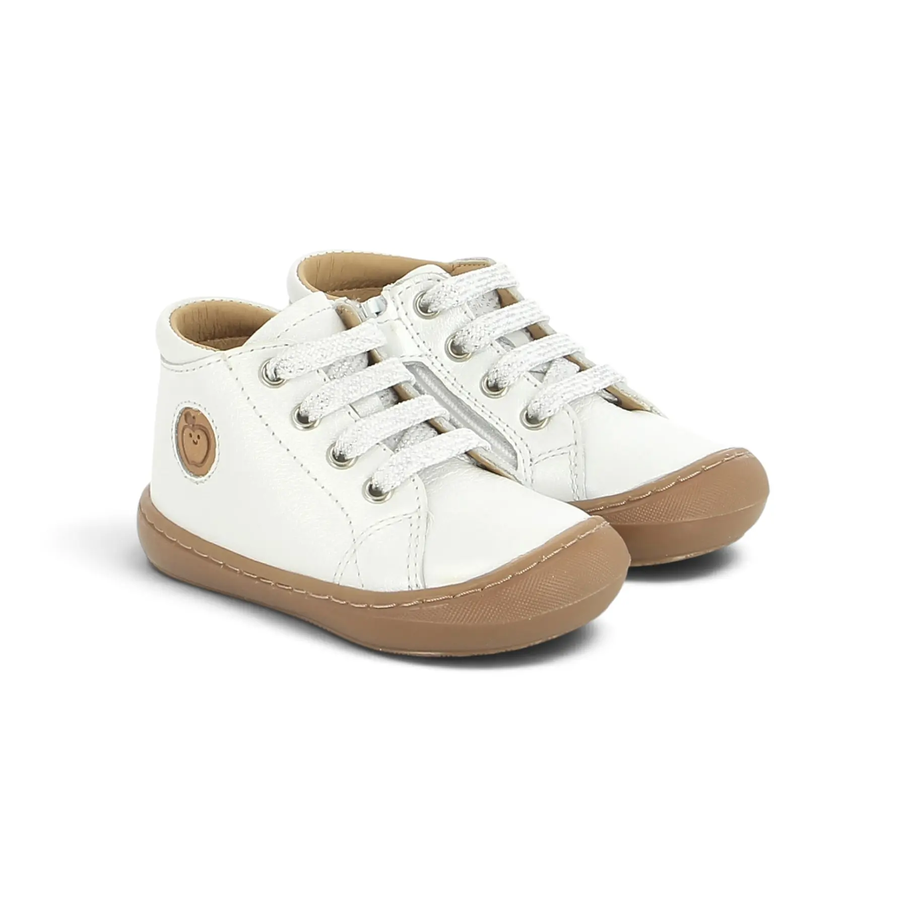 Zippbare Schnürschuhe für Babys Shoo Pom Gizmo